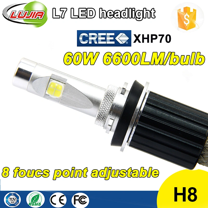 best quality High Power p70 g70 v8 L8 L7 led headlight bulbs h8 h9 h10 h11 h16 led car bulbs headlight 6-48V widest application