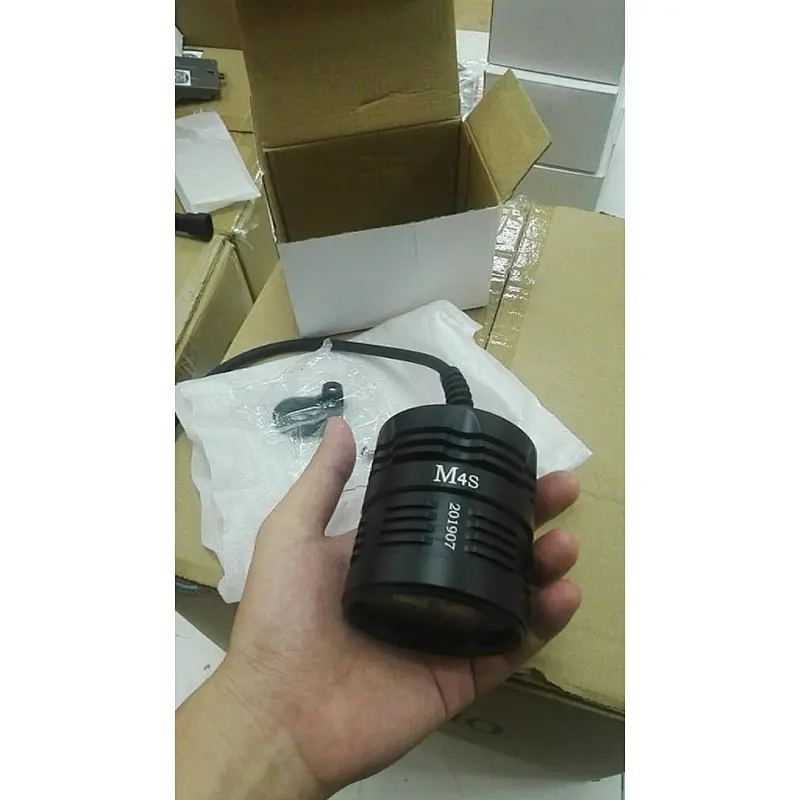 2019 M4S New design 45W Motorcycle double lenses LED Headlight White Headlamp IP68 waterproof 5000LM