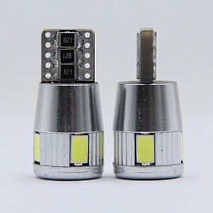 Powerful 10-32V DC AC 100lm 2w 0.17A T10 5630 6smd led light CANBUS