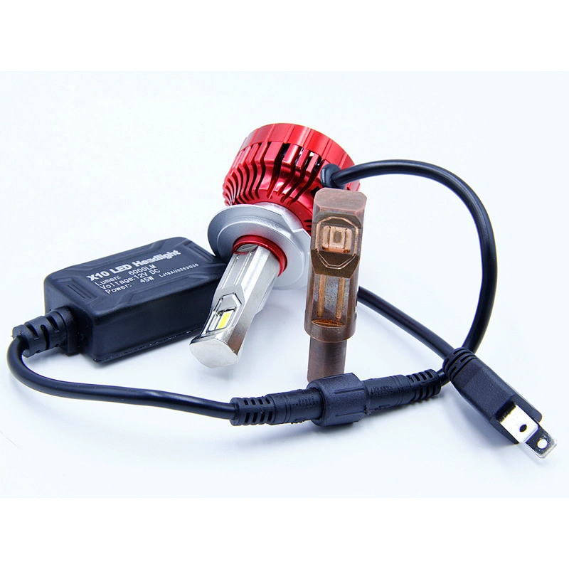 Best price X10 LED car light h7, 45w 6000lm car led headlight, h4 h11 9005 9006 motorcycle led headlight H7