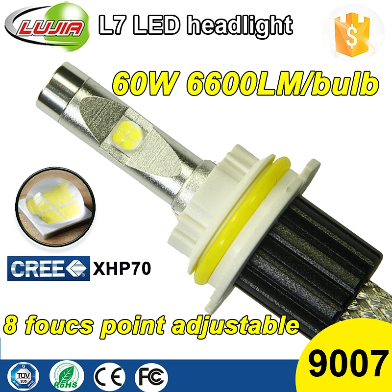 LED Car Headlight Bulb KIT 9007 XHP70 Car Headlight Bulb