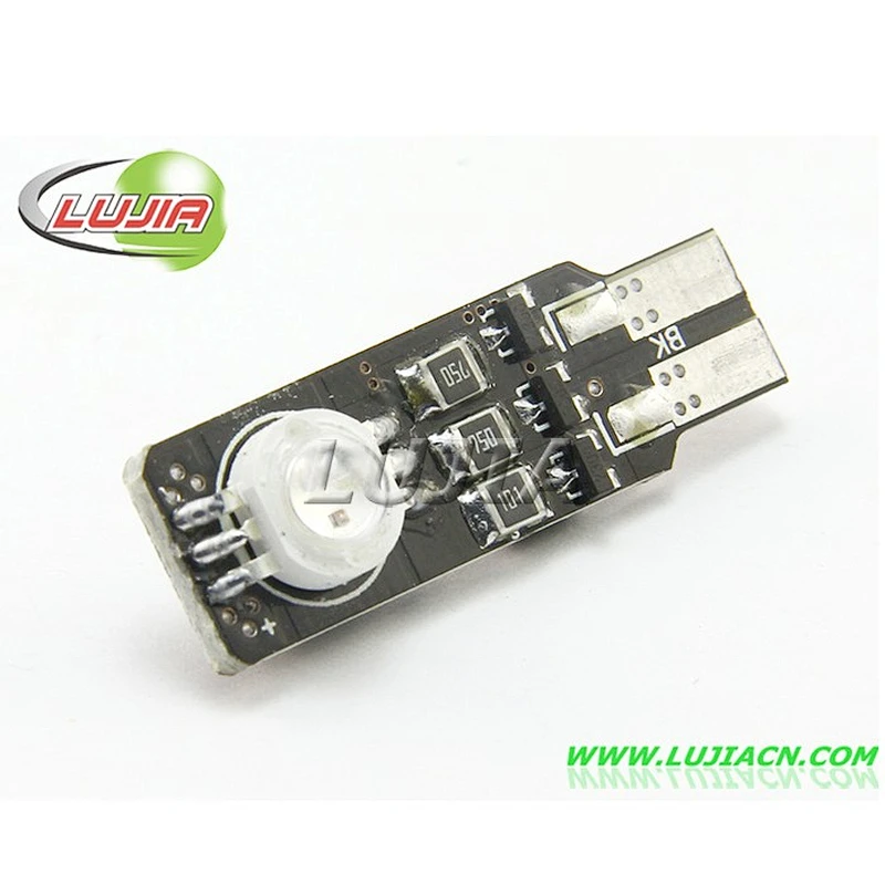 High power T10 6W socket led light patterns Car Auto led lamp strobe function car flash light