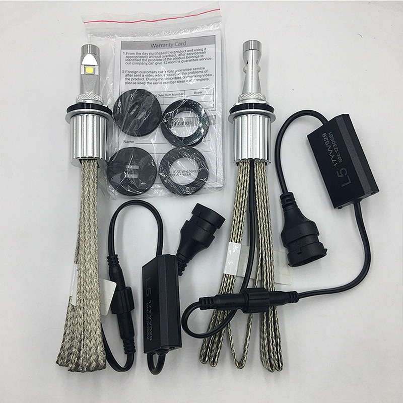 hot sale car lamp auto parts LED headlight h7 h4 h13 9005 9006 40w 4000LM L5 H11 car headlight led