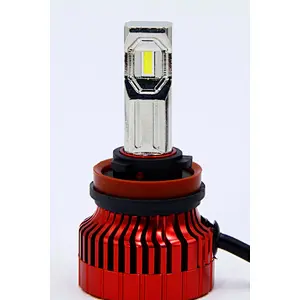 Las mejores luces led automotrices de 12 v H4 h7 bombilla de faro de automóvil h1 9005 9006 sin interferencia de radio faros led para automóviles
