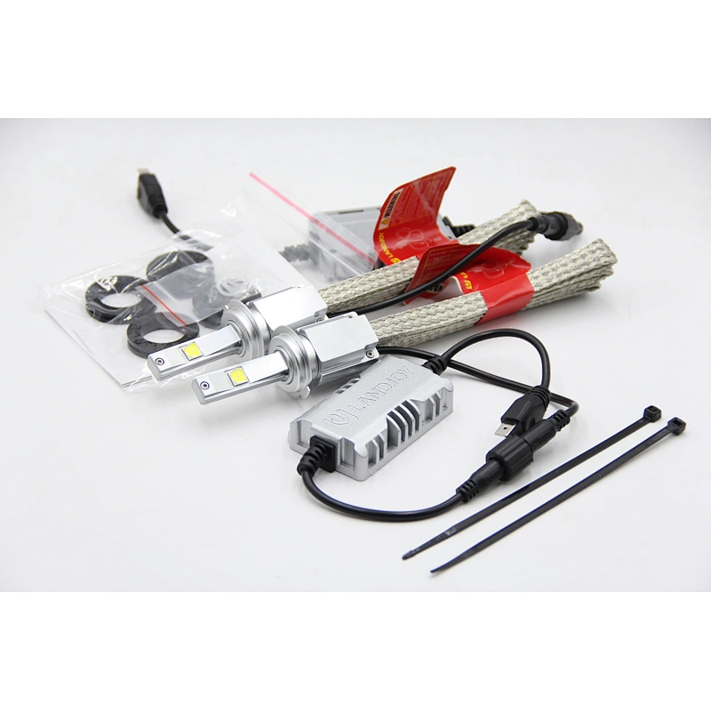 Fanless L9 car head light bulb Super lighting 14000lm H4 H13 H15 H7 xhp70 cree led headlight with CE RoHS