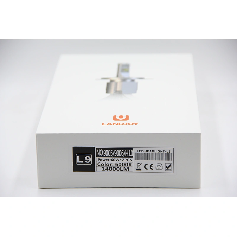 IP68 XHP70 LED Headlight H7 4300K 6000K / high performance L9 120w LED Headlight kit H7 foco h4 x3