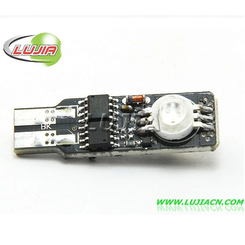 High power T10 6W socket led light patterns Car Auto led lamp strobe function car flash light