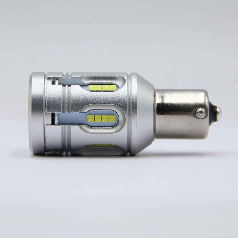 Bombilla de luz led sofisticada tecnología 1156 24smd 2019 Canbus auto auto luz intermitente 25W BA15S BAU15S