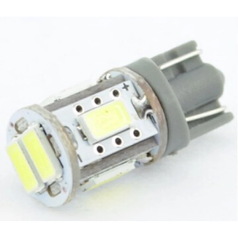 Newest high lumen W5W no error free white color 7.5w 12V 2835 15SMD back up brake turning interior t10 rgb led car light for sal