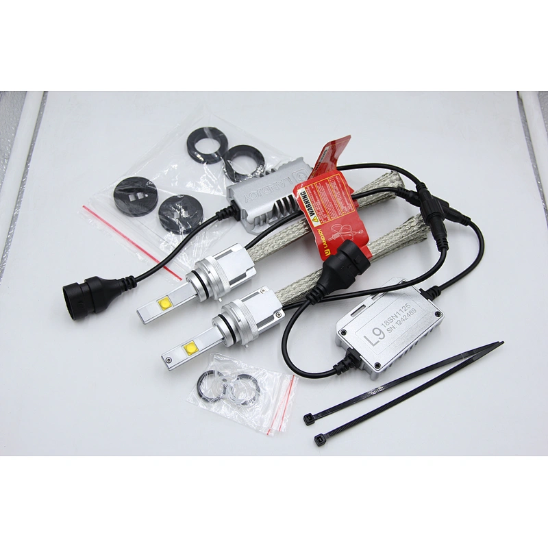 2019 L9 XHP70 LED CAR Headlights H16 ,red copper belt heat dissipation 6600LM 60w 5202 LED car Headlight bulb V70