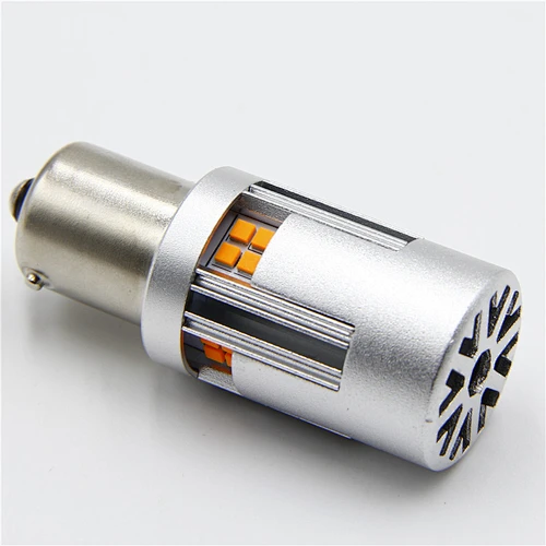 NEW FANS Cooling 1800lm Anti-flickering Canbus LED BA15S BAU15S 1156 1157 3156 3157 7440 7443 T20 S25 White Amber turning signal