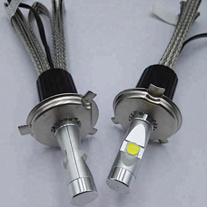 high beam low beam H4 XHP70 led headlight car bulbs , L7 H4 led automobile headlight 120W 13200LM