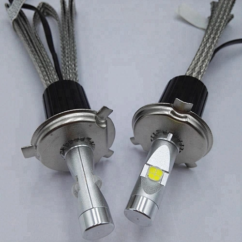 high beam low beam H4 XHP70 led headlight car bulbs , L7 H4 led automobile headlight 120W 13200LM