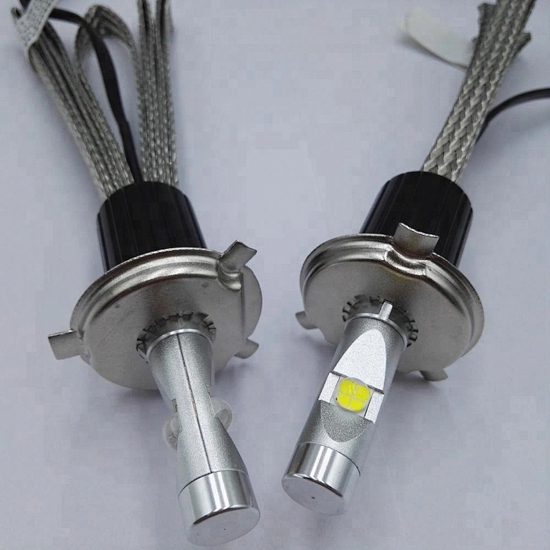 high beam low beam H4 XHP70 led headlight car bulbs , L7 H4 led automobile headlight 120W 13200LM