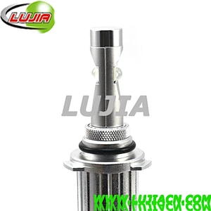 Nuevo faro de coche LED 9600lm L5 ajustable 9005 9006 D1S D2S D3S D4S XHP50 9006 luz de cabeza led con enfriamiento de cobre rojo