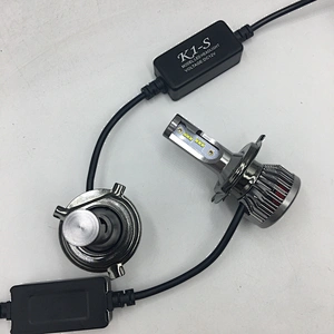 H13 9004 9007 LEDヘッドライトバルブ変換キット、8000lm K1s K1 K1x H4 LEDファン付きヘッドライト