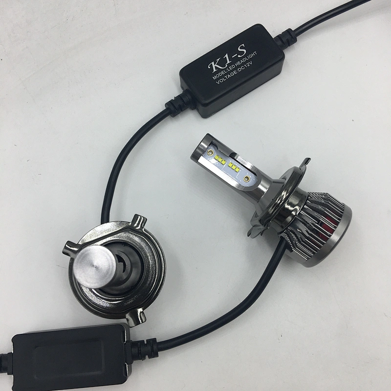H13 9004 9007 LEDヘッドライトバルブ変換キット、8000lm K1s K1 K1x H4 LEDファン付きヘッドライト