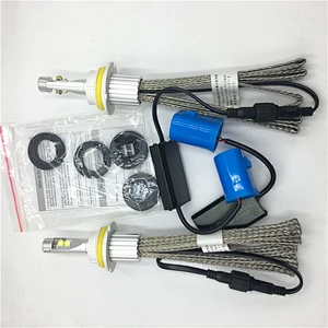 Super Bright 9007 6000K Auto Headlight  H4 H7 XHP50 4800lm Led 9005 9004 Led Headlight Bulbs