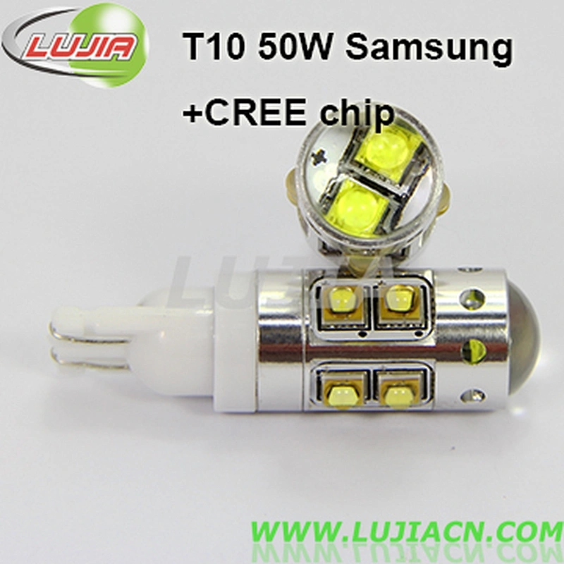 High quality lowest price auto Led bulb T10 50W Samsung +cree chip led bulb