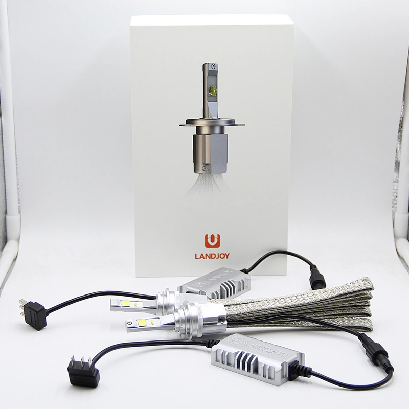 LANDJOY L9 XHP70 7000LM sistema de iluminación automática h15 faro led sin ventilador