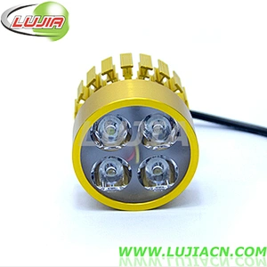 China New design 12W Motorcycle LED Headlight White Headlamp For Sale