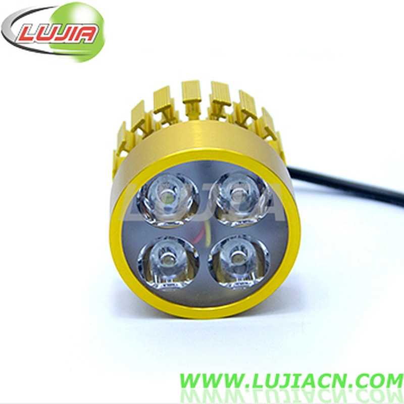 China New design 12W Motorcycle LED Headlight White Headlamp For Sale