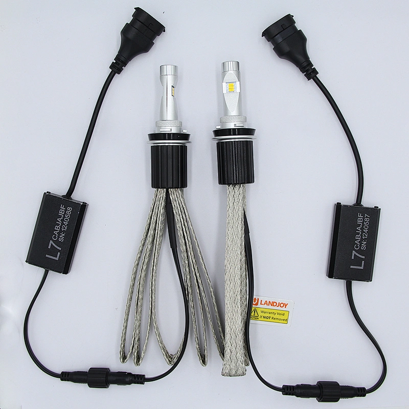 LANDJOY auto copper strip CSP chip h4 h11 3000K led headlight
