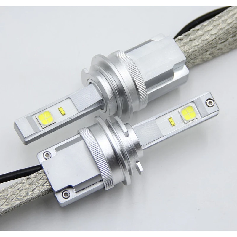 Powerful LUJIA Canbus led headlight LJ-L9-H15-CREE-XHP70-ZES H15 led DRL headlight bulbs Anti-Flicker