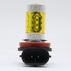 10V-32V DC AC light bulb 870lm white 300lm yellow 80W XBD led chip H8/H11 HB3/HB4 9005