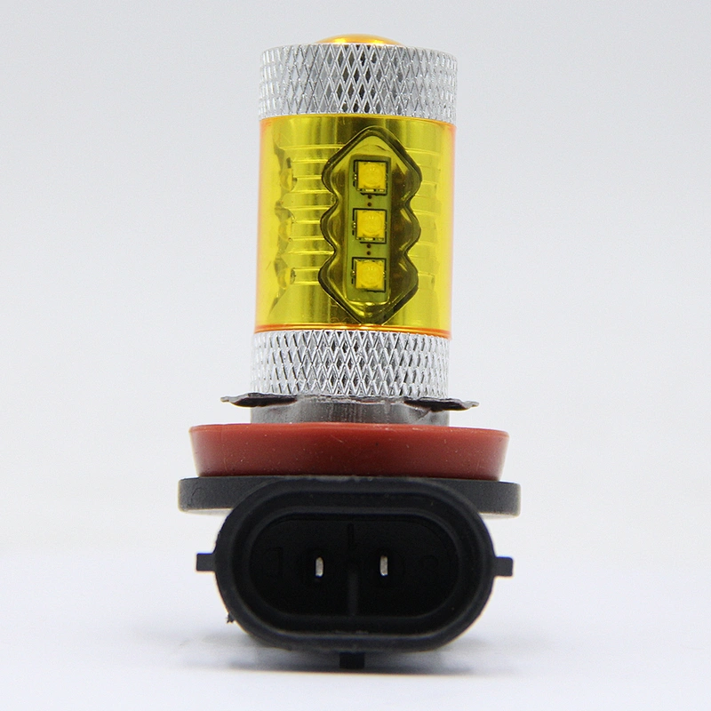 10V-32V DC AC light bulb 870lm white 300lm yellow 80W XBD led chip H8/H11 HB3/HB4 9005