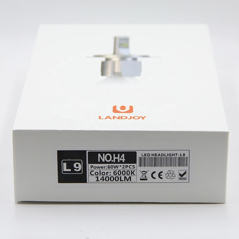 4300K 6000K faro led L9 xhp70 H4 kit led, H11 H4 H13 H18 9012 9005 (BH3) 9006 (HB4) D1s d2s d3s d4s X70 en stock