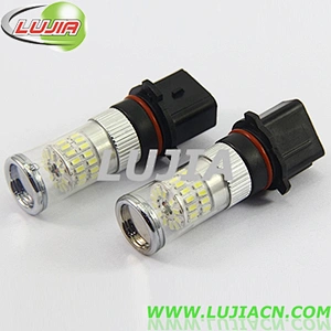 1X White 48 SMD 3014 LED Bulb PSX26W Fog Lamp Light 12-24V Non-polar H405, atv/electric /used car CE