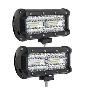 7 inch 120W bar led working light 7'' 3 row 4X4 truck offroad LED light bar for heavy duty vehicles