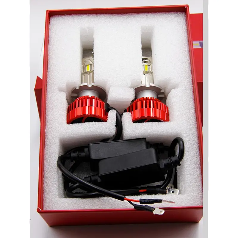 Nuevos productos a prueba de tiempo 6000k H7 H1 H11 9005 9006 9012 D1 coche led faro IP68 ISO CE ROHS aprobado para Ford Mazda