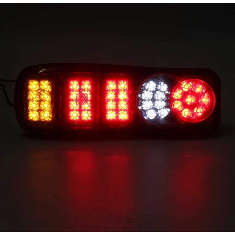 Waterproof 34cm LED Car Tail Lights for Trailer Truck Bus/Vans Caravans 46LED Rear Tail Indicator Light Lamp
