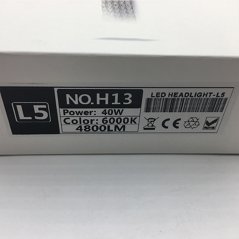 High Power 6000K40W 4800LM best car led headlight