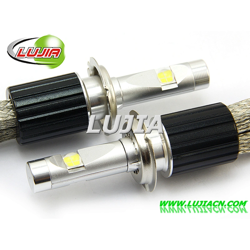 Super Bright All-in-One 60W 6600lm L7 Creee XHP70 H7 LED Car Headlight Bulbs H7 PX26D LED Head Light Conversion Kits