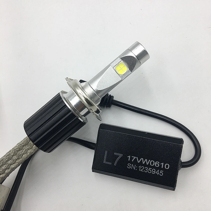 2018 popular patent L7 6600lm xhp70 led h7 headlight with 8 lighting modes