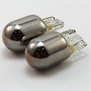 2019 7443 3157 3156 W21W WY21W Yellow Amber Silver Chrome Halogen Brake Turn Signal Halogen t20 led 7440 for Light Bulbs