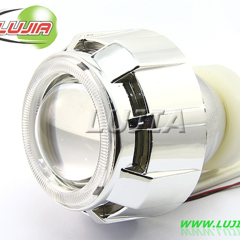 HID Bi-xenon Headlight Projector Lens Kit Xenon Projector Lens Auto Lighting System With Angel Eye Devil