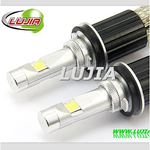 Lujia new arrival H11 all in one led headlight,xhp70 60W 6600LM 13200LM 4300K 5000K 6000K car accessories fanless kits