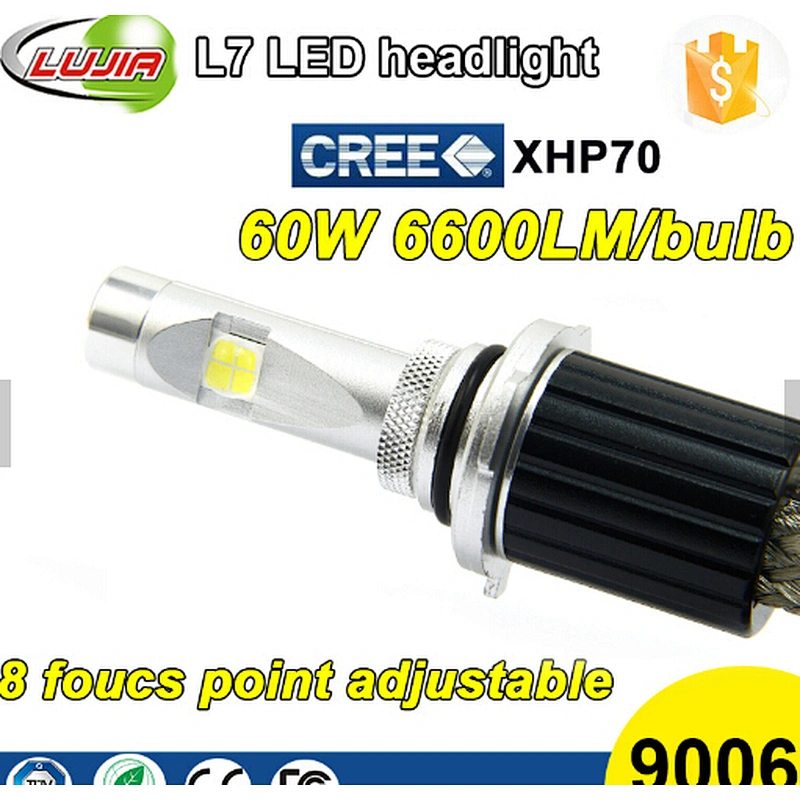 wholesale Brightest Car bulbs 6000k 13200lm L7 CREES l7 xhp70 led headlight bulbs h4 for car