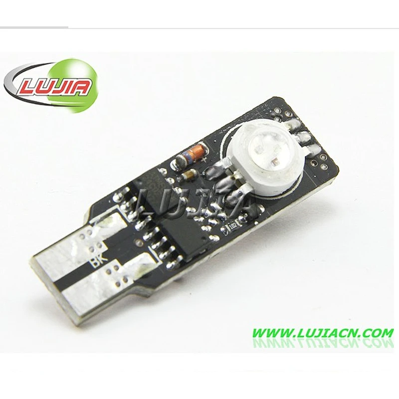 High power T10 6W socket led light patterns Car Auto led lamp strobe function car flash light