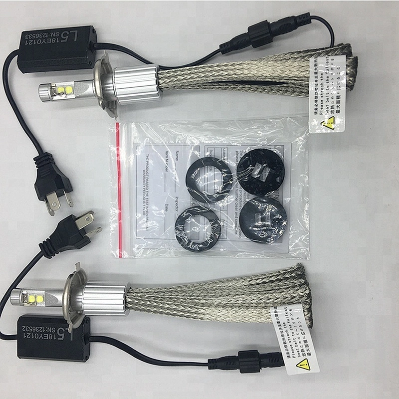 HOT-selling motorcycle led headlight H4 xhp50 40W 6V-48V 4800LM motorcycle lighting lamp
