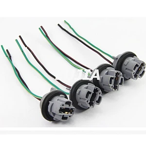 Auto Car accessory Extra Turn brake Lights Lamps 7440 T20 LED Bulbs Sockets Harness Plugs Adapters