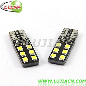 Super bright T10 2835 12SMD , canbus W5W 6W 12V 24V back up light brake light turn light lamp led for cars
