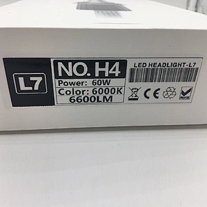 Guangzhou 13200lm auto headlights led h4 with 2 colors 4300k/6000k