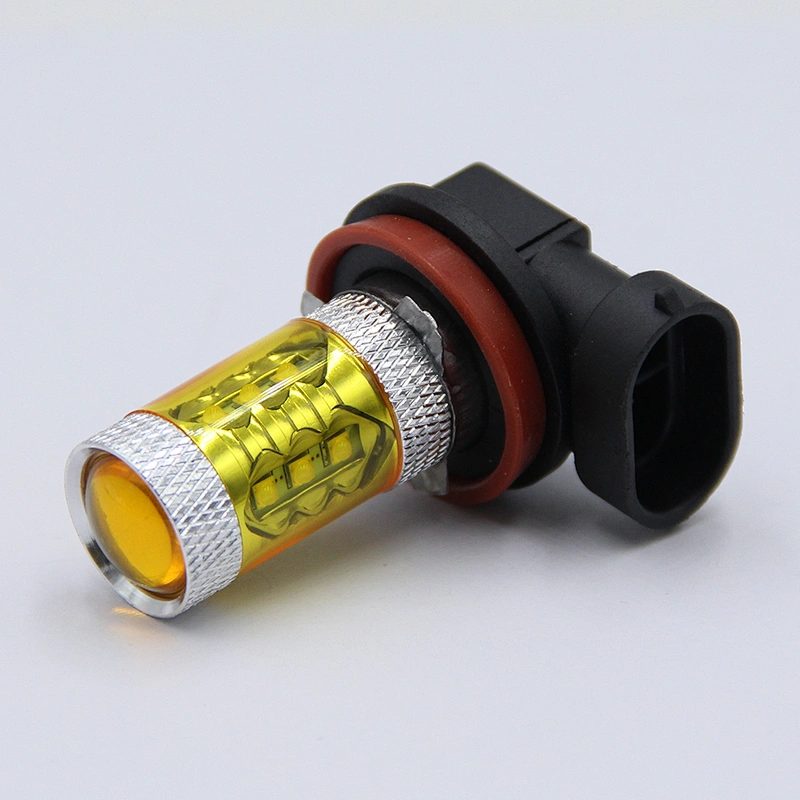 10V-32V DC AC light bulb 870lm white 300lm yellow 80W XBD led chip H8/H11 HB3/HB4 9005