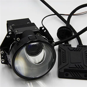 2020 Manufacturer Newest 3 Inch Bi LED Projector Lens Laser Projector Lens for Cars Universal Type 55W 4600lm Dual Light