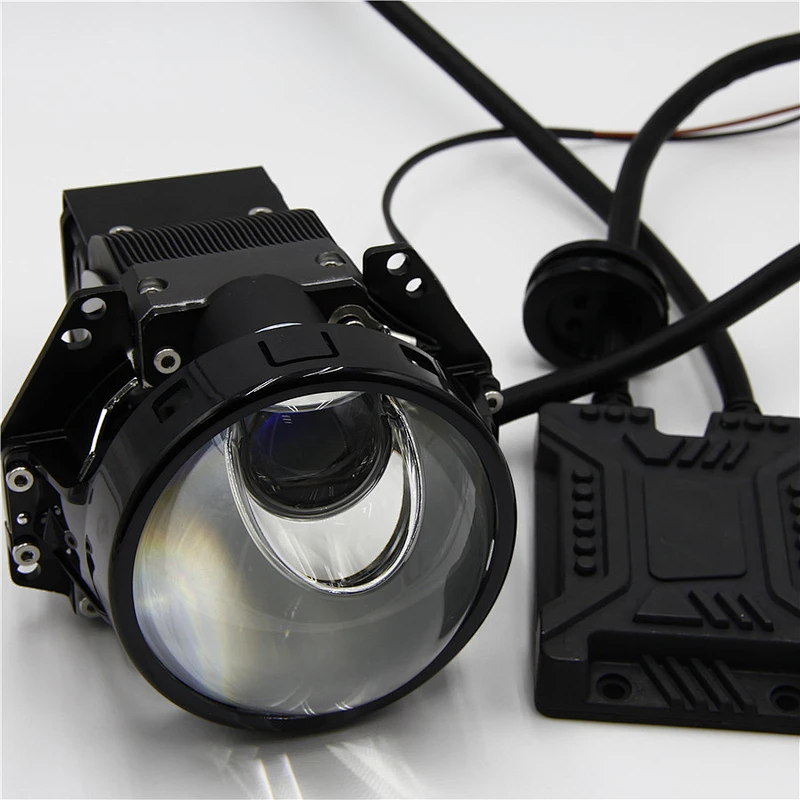 2020 Manufacturer Newest 3 Inch Bi LED Projector Lens Laser Projector Lens for Cars Universal Type 55W 4600lm Dual Light